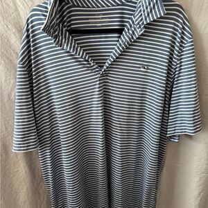Vineyard Vines Blue and White Polo Shirt Nautical Stripes